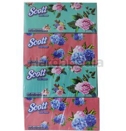 Scott 2ply Facial Tissue Floral 4x150s Scott 2ply Facial Tissue Floral 4x150s
