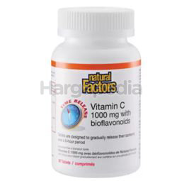 Natural Factors Vitamin C Time Release 1000mg 90s Natural Factors Vitamin C Time Release 1000mg 90s