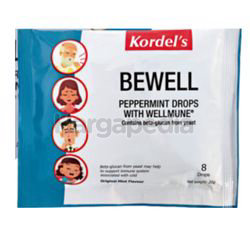 Kordel's BEWELL Peppermint Drops with Wellmune 8s 20gm Kordel's BEWELL Peppermint Drops with Wellmune 8s 20gm