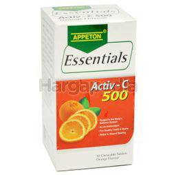 Appeton Essentials Activ-C Orange 500mg 30s Appeton Essentials Activ-C Orange 500mg 30s