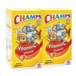 Champs C 100mg Orange 2x100s Champs C 100mg Orange 2x100s