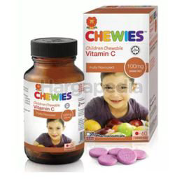 Chewies Vitamin C 100mg Fruity 60s Chewies Vitamin C 100mg Fruity 60s