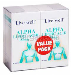 Live-Well Alpha Lipoic Acid 2x90s Live-Well Alpha Lipoic Acid 2x90s