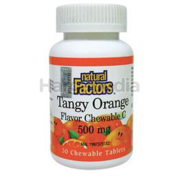 Natural Factors Tangy Orange 500mg 30s Natural Factors Tangy Orange 500mg 30s