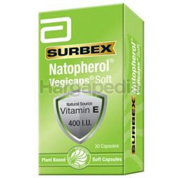 Surbex Natopherol Bio-Enhanced Vitamin E 400I.U 30s Surbex Natopherol Bio-Enhanced Vitamin E 400I.U 30s