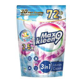 Maxkleen 9 3in1 Anti-Bacteria Laundry Capsule 30s Maxkleen 9 3in1 Anti-Bacteria Laundry Capsule 30s
