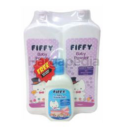 Fiffy Baby Talcum Powder 2x500gm Fiffy Baby Talcum Powder 2x500gm
