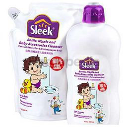 Sleek Baby Bottle & Accessories Wash 500ml + 450ml Sleek Baby Bottle & Accessories Wash 500ml + 450ml