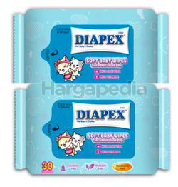 Diapex Soft Baby Wipes 2x30s Diapex Soft Baby Wipes 2x30s