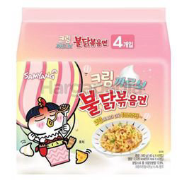 Samyang Hot Chicken Ramen Creamy Carbonara 4x140gm Samyang Hot Chicken Ramen Creamy Carbonara 4x140gm
