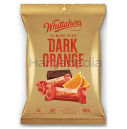 Whittaker's Share Bags Dark Orange 180gm Whittaker's Share Bags Dark Orange 180gm