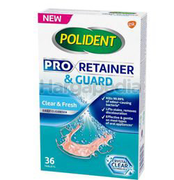 Polident Pro Retainer & Guard Daily Cleanser 36s Polident Pro Retainer & Guard Daily Cleanser 36s