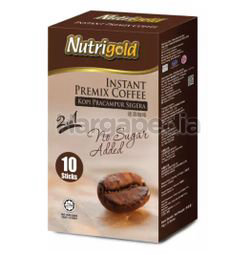 Nutrigold 2in1 Instant Coffee No Sugar Added 10x15gm Nutrigold 2in1 Instant Coffee No Sugar Added 10x15gm