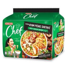 Mamee Chef Spicy Chicken Shitake 4x82gm Mamee Chef Spicy Chicken Shitake 4x82gm