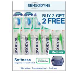 Sensodyne Multicare Toothbrush Medium 3s+2s Sensodyne Multicare Toothbrush Medium 3s+2s