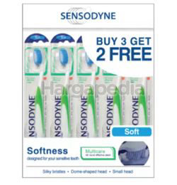 Sensodyne Multicare Toothbrush Soft 3s+2s Sensodyne Multicare Toothbrush Soft 3s+2s