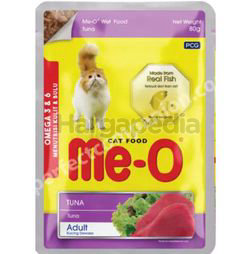 Me-O Cat Pouch Tuna in Jelly 80gm Me-O Cat Pouch Tuna in Jelly 80gm
