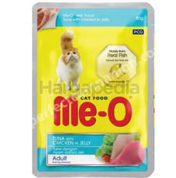 Me-O Cat Pouch Tuna with Chicken In Jelly 80gm Me-O Cat Pouch Tuna with Chicken In Jelly 80gm