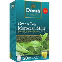 Dilmah Green Tea Moroccan Mint 20x1.5gm Dilmah Green Tea Moroccan Mint 20x1.5gm