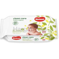 Huggies Baby Wipes Clean Care 20s Huggies Baby Wipes Clean Care 20s