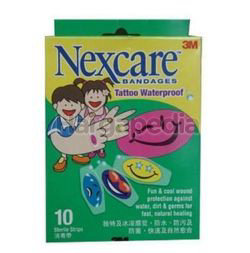 3M Nexcare Tatoo Waterproof Bandages 10s 3M Nexcare Tatoo Waterproof Bandages 10s
