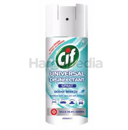 Cif Universal Disinfectant Spray Ocean Breeze 400ml Cif Universal Disinfectant Spray Ocean Breeze 400ml