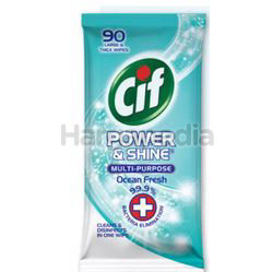 CIF Power Shine Multi Purpose Wipes 90s CIF Power Shine Multi Purpose Wipes 90s