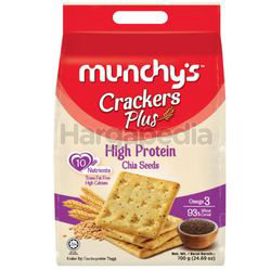 Munchy's Crackers Plus High Protein Chia Seed 700gm Munchy's Crackers Plus High Protein Chia Seed 700gm