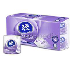 Vinda Prestige 4D Deco Embossed Toilet Roll 8s Vinda Prestige 4D Deco Embossed Toilet Roll 8s