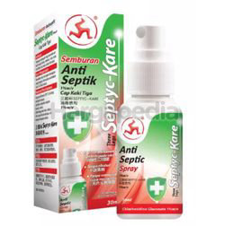 Three Legs Anti Septic Spray 30ml Three Legs Anti Septic Spray 30ml