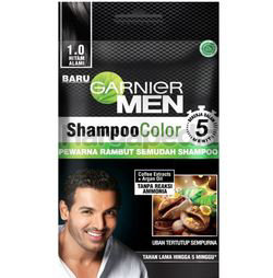 Garnier Men Shampoo Colour 1.0 Black 20ml 1s Garnier Men Shampoo Colour 1.0 Black 20ml 1s