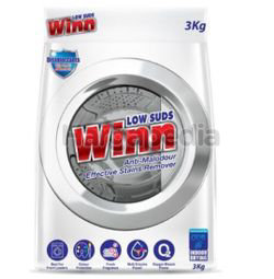 Win Fabri Care Low Suds Powder Detergent 3kg Win Fabri Care Low Suds Powder Detergent 3kg