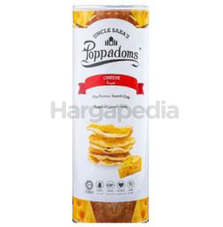 Uncle Saba's Poppadoms Cheese 50gm Uncle Saba's Poppadoms Cheese 50gm