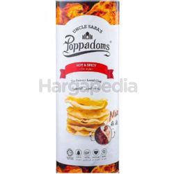 Uncle Saba's Poppadoms Hot & Spicy 70gm Uncle Saba's Poppadoms Hot & Spicy 70gm