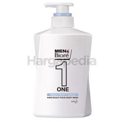Biore Men One Fresh Fruity Hair/ Scalp/ Face/ Body Wash 480ml Biore Men One Fresh Fruity Hair/ Scalp/ Face/ Body Wash 480ml