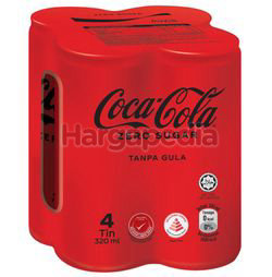 Coca-Cola Zero Sugar 4x320ml Coca-Cola Zero Sugar 4x320ml