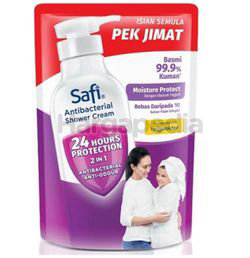 Safi Anti-Bacterial Shower Cream Moisture Protect Refill 850ml Safi Anti-Bacterial Shower Cream Moisture Protect Refill 850ml
