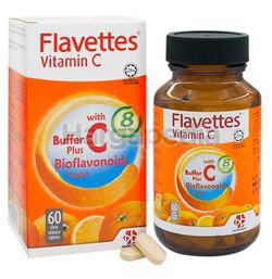 Flavettes C Buffer C Plus Bioflavonoids 60s Flavettes C Buffer C Plus Bioflavonoids 60s