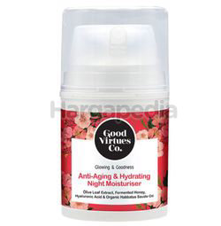 Good Virtues Co Anti-Aging & Hydrating Night Moisturiser 45ml Good Virtues Co Anti-Aging & Hydrating Night Moisturiser 45ml