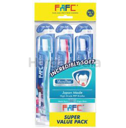 FAFC Incredibly Soft Micro thin Toothbrush 3s FAFC Incredibly Soft Micro thin Toothbrush 3s