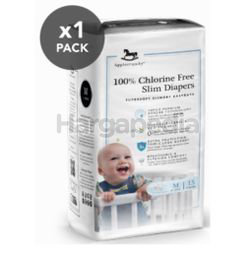 Applecrumby Chlorine Free Slim Dry EasyDay Tape Diapers M15 Applecrumby Chlorine Free Slim Dry EasyDay Tape Diapers M15