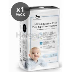 Applecrumby Chlorine Free Slim Dry EasyDay Pull Up Slim Diapers L14 Applecrumby Chlorine Free Slim Dry EasyDay Pull Up Slim Diapers L14