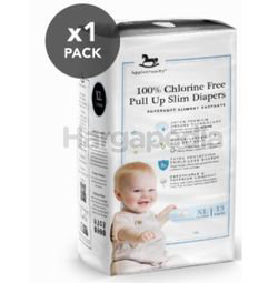 Applecrumby Chlorine Free Slim Dry EasyDay Pull Up Slim Diapers XL13 Applecrumby Chlorine Free Slim Dry EasyDay Pull Up Slim Diapers XL13