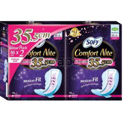 Sofy Body Fit Comfort Nite Wing 35.5cm 2x16s Sofy Body Fit Comfort Nite Wing 35.5cm 2x16s