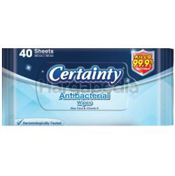 Certainty Antibacterial Adult Wipes 40s Certainty Antibacterial Adult Wipes 40s