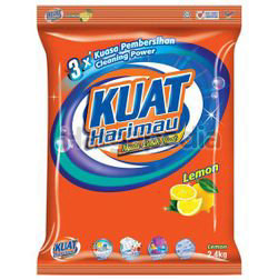 Kuat Harimau Detergent Powder Lemon 2.4kg Kuat Harimau Detergent Powder Lemon 2.4kg