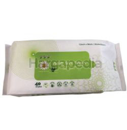 Absorba Nateen Adult Wet Wipes Chamomile & Aloe 40s Absorba Nateen Adult Wet Wipes Chamomile & Aloe 40s
