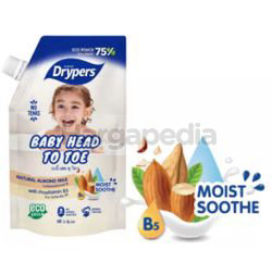 Drypers Baby Head to Toe Almond Milk 500ml Drypers Baby Head to Toe Almond Milk 500ml