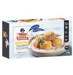 Dodo Breaded Supreme Salmon Cutlets 240gm Dodo Breaded Supreme Salmon Cutlets 240gm
