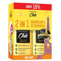 Enchanteur Chic Roll On Deodorant Mon Amie 2x50ml Enchanteur Chic Roll On Deodorant Mon Amie 2x50ml